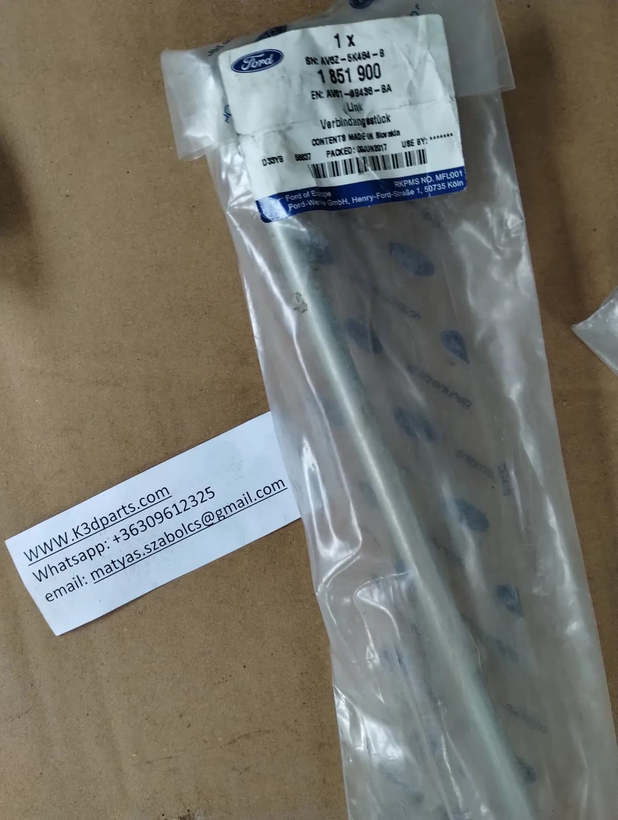 NEW GENUINE FORD Sway bar C-Max 1, 2 Focus 2, 3 Kuga 1, 2 Transit front. 