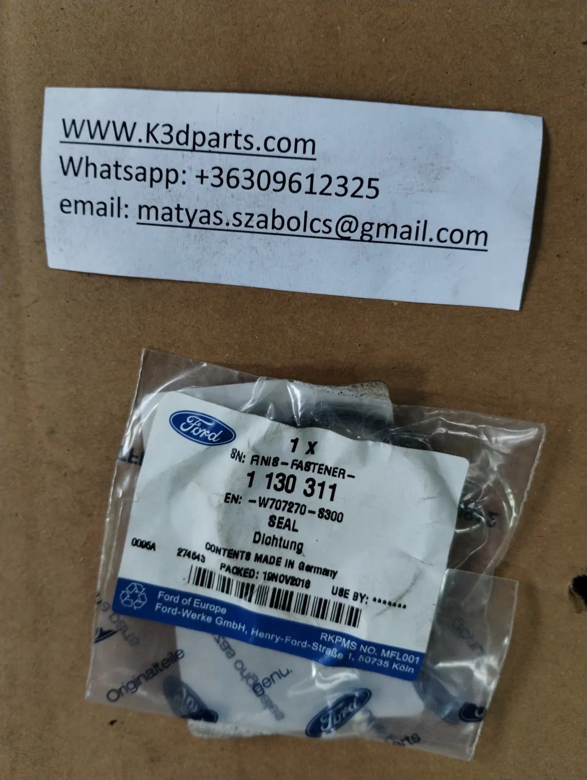 Genuine Ford Transit Mk8 Thermostat Housing Seal.