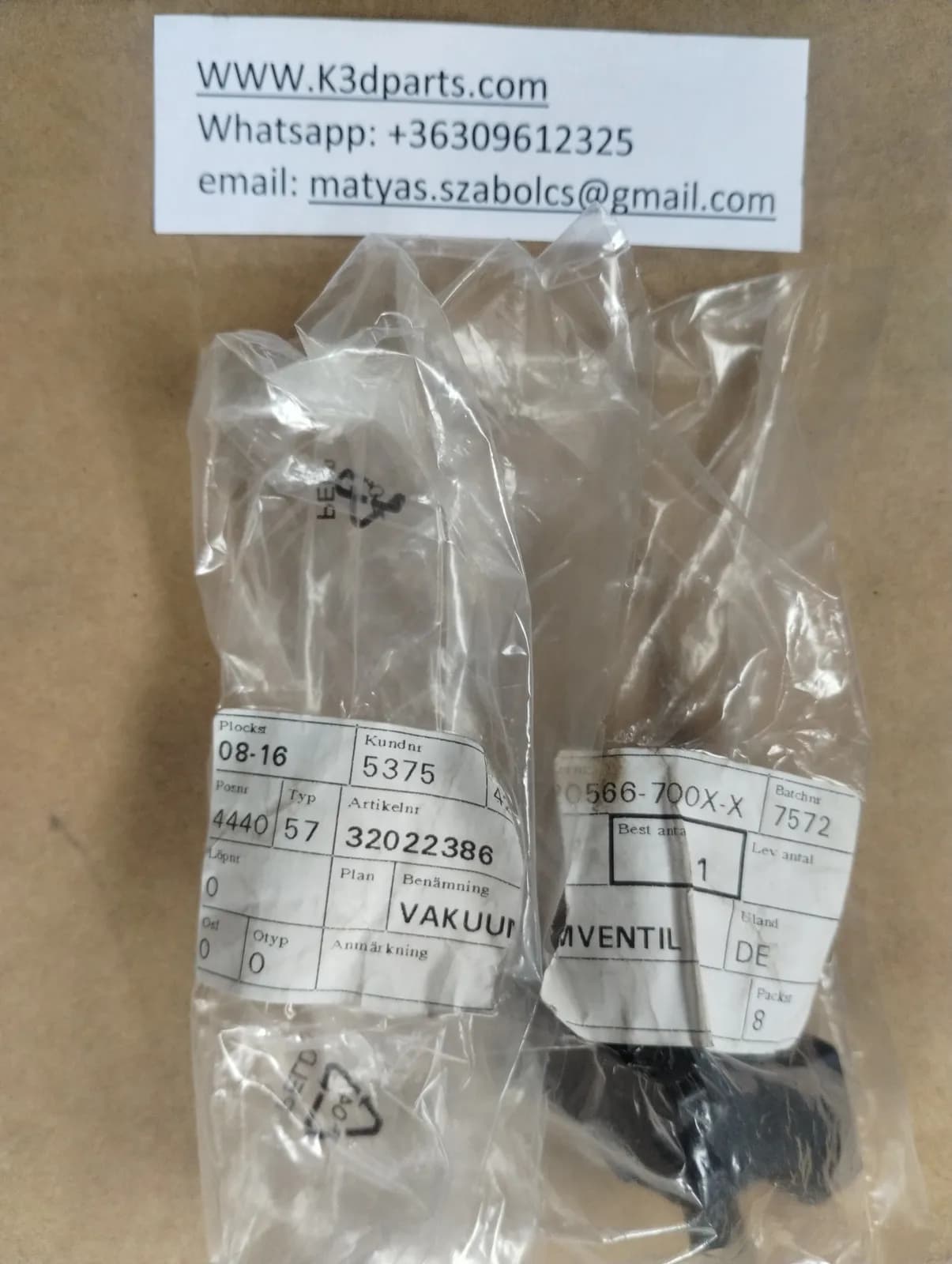 Genuine Saab Boost pressure control Control valve Turbo Bypass. Saab 9-3 (-2003), 9-5 (-2010). Part Number: 32022386.