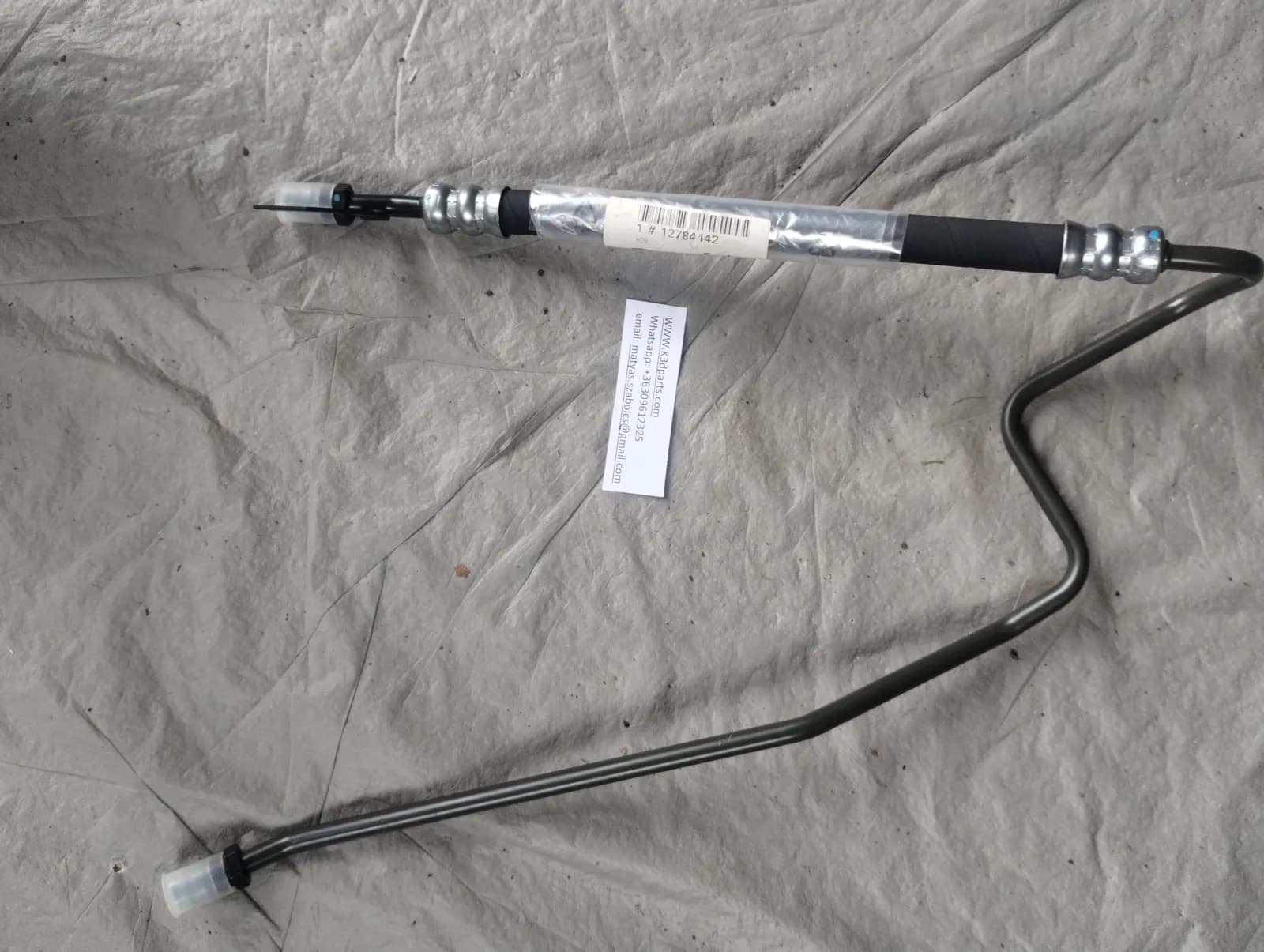 Genuine Saab Pressure hose, Steering system. Saab 9-5 (-2010). Part number 12784442. 