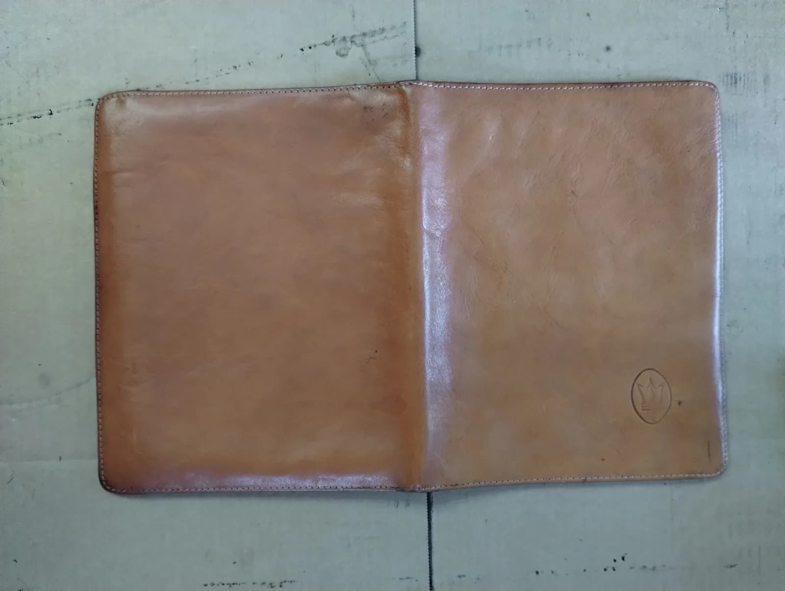 Genuine Maserati Leather Owner's Manual Pouch.