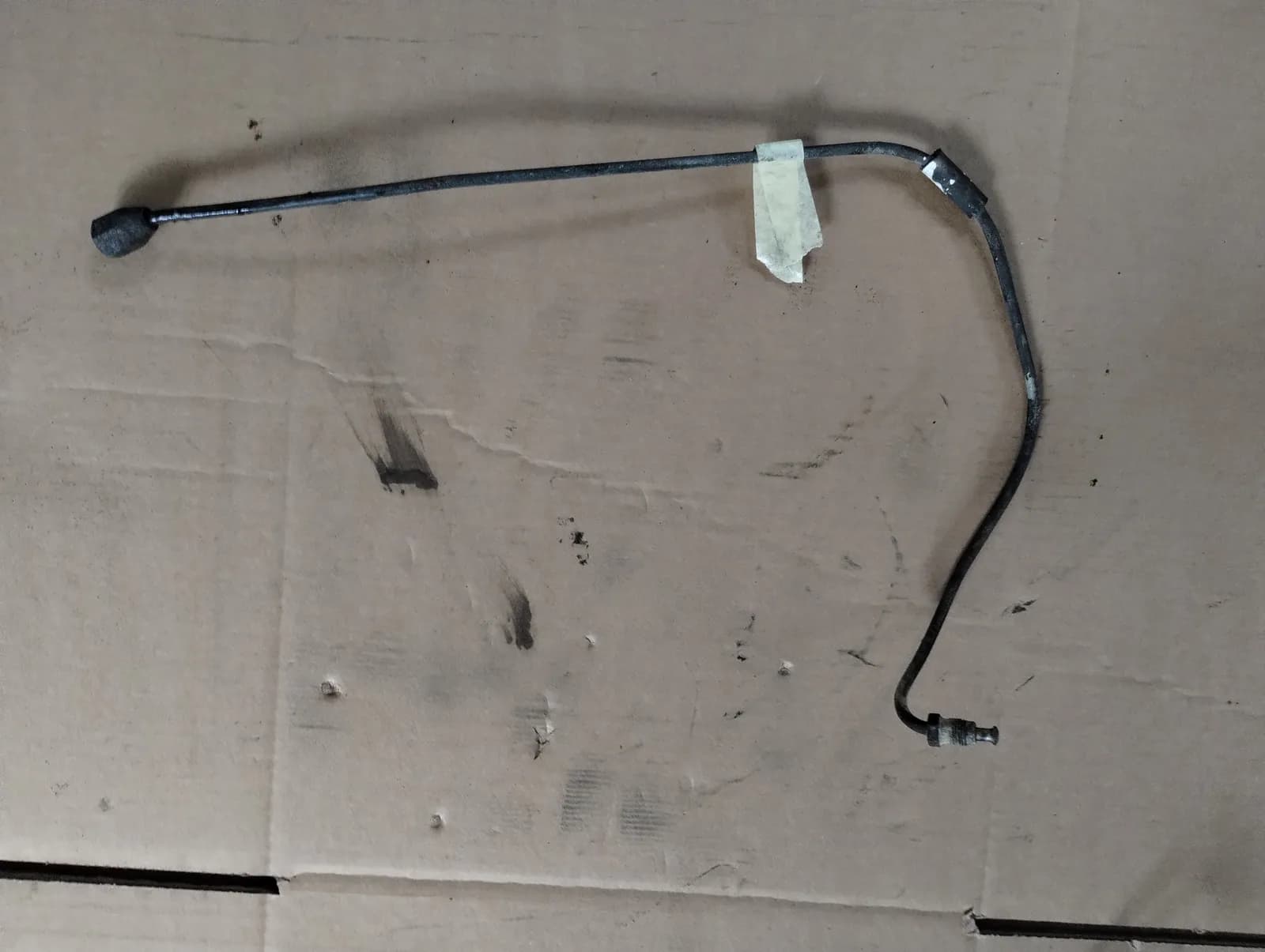 Genuine Maserati Biturbo REAR BRAKE LINE LH. Part number 317420133.