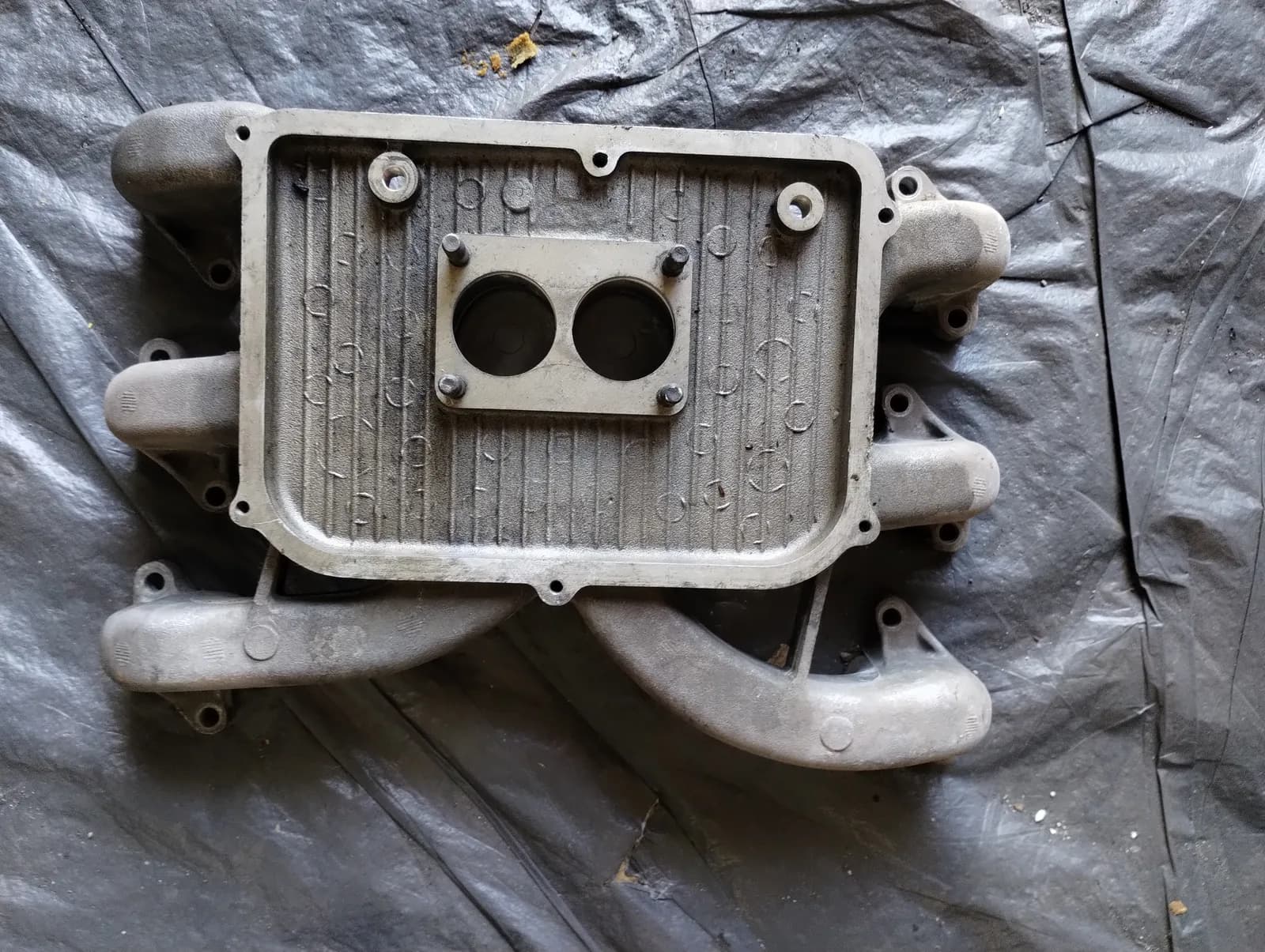 Genuine Maserati Biturbo intake manifold. Part number 312020008.