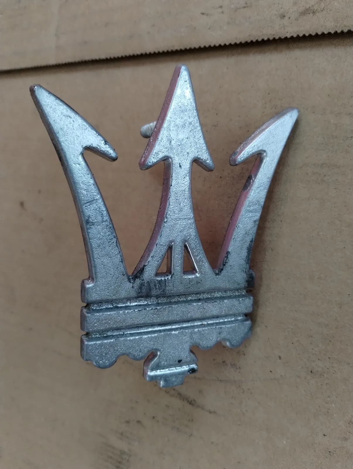 Genuine Maserati Emblem. 102mm.