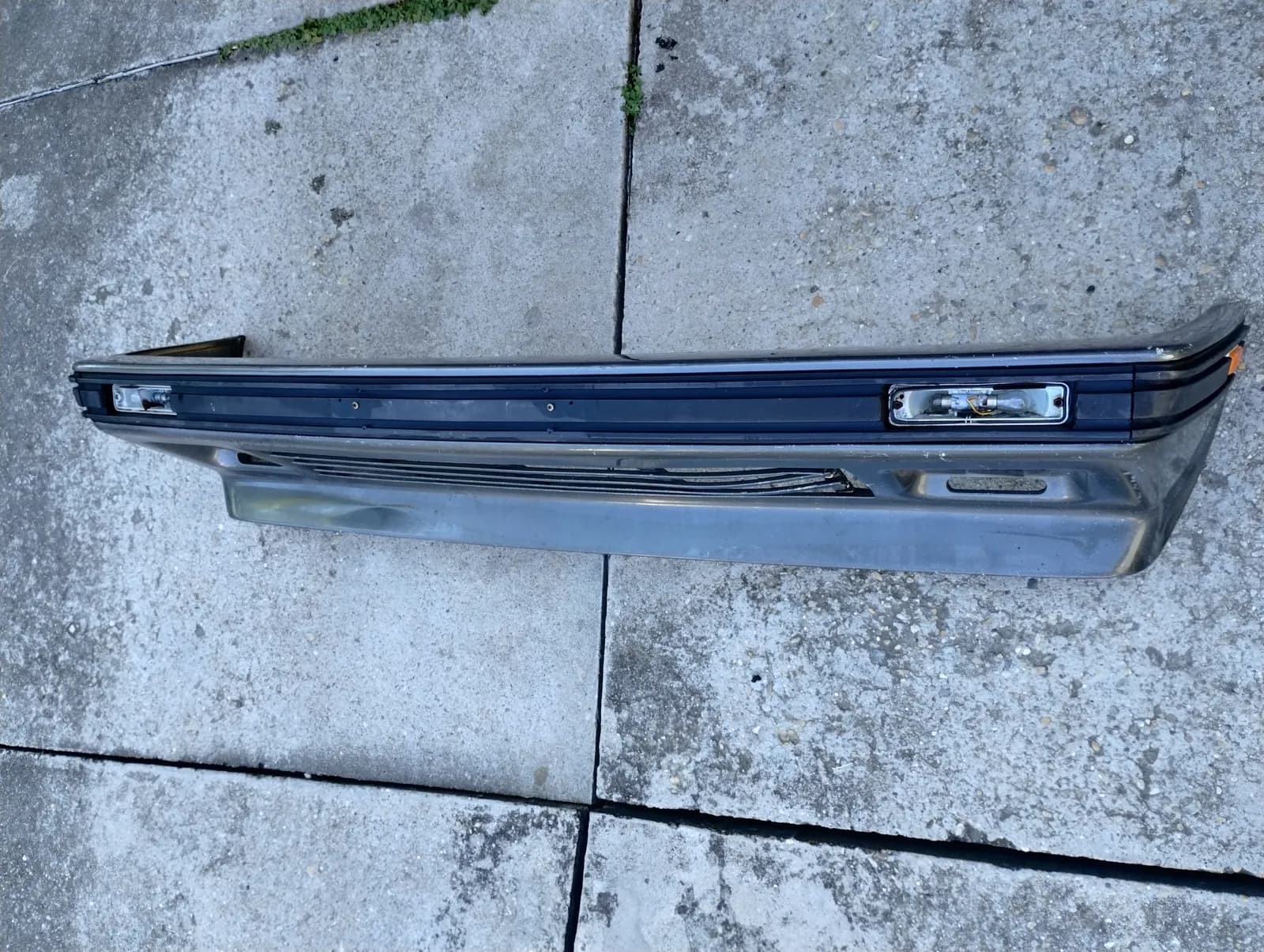 Genuine Maserati Biturbo  FRONT BUMPER. Part number 316320100. Gray