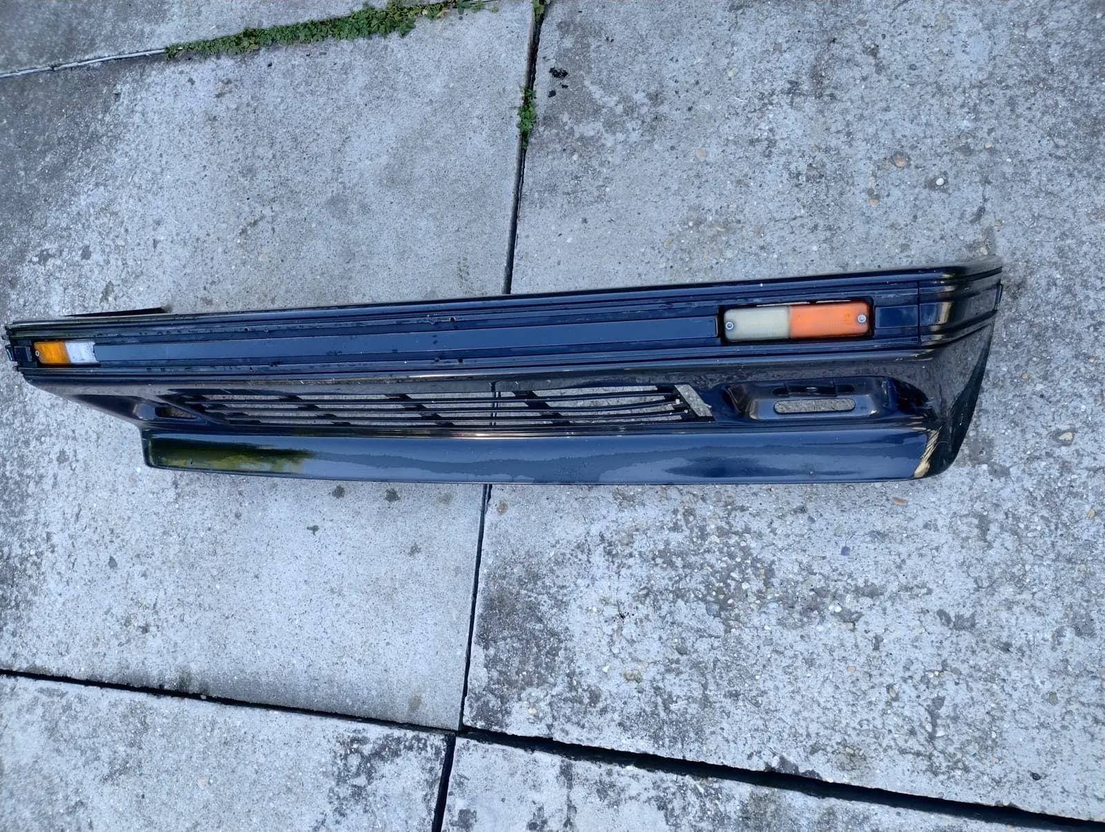 Genuine Maserati Biturbo  FRONT BUMPER. Part number 316320100. Black.