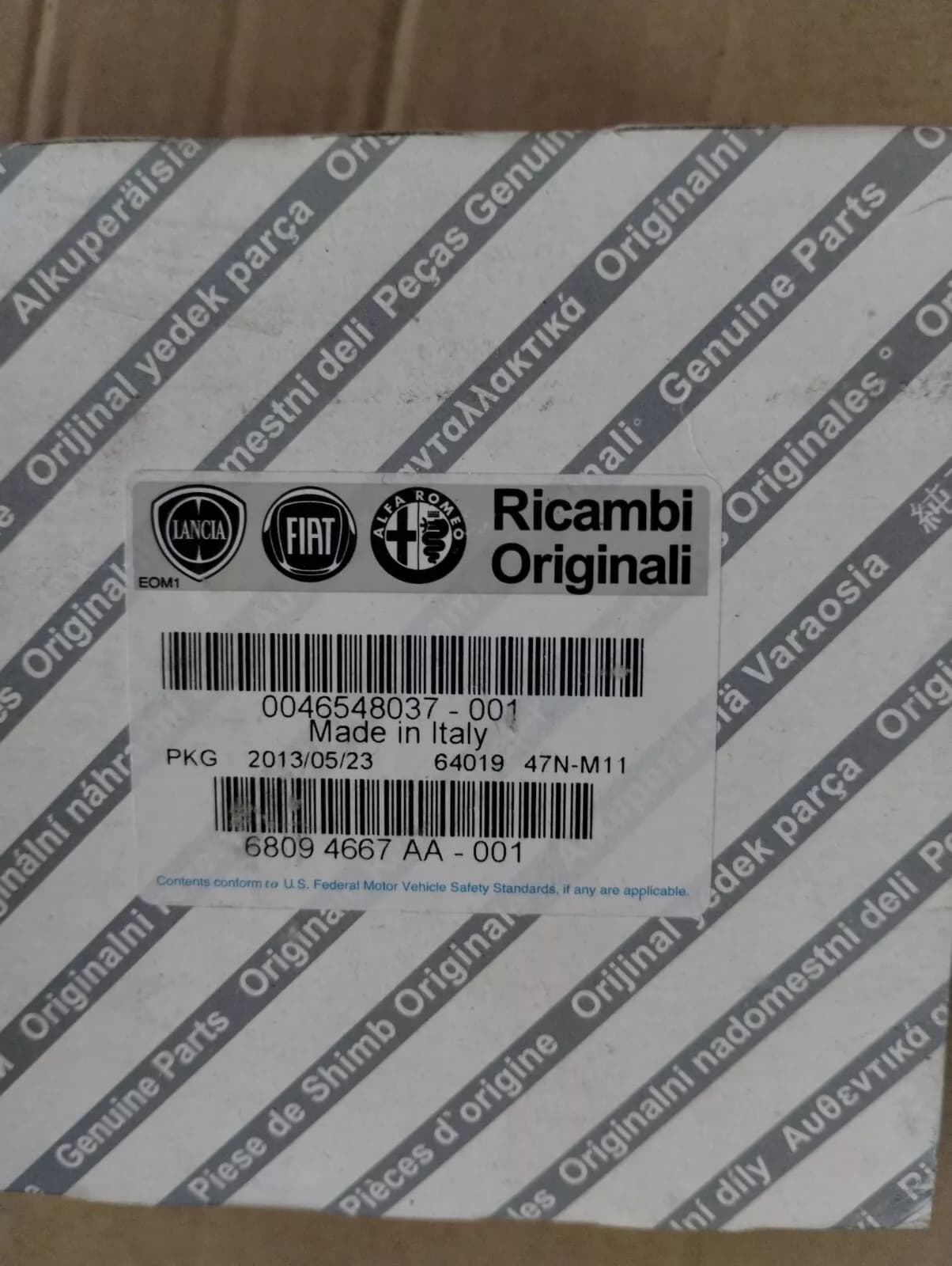 Genuine Fiat, Lancia Alfa Romeo, Coil No : 46548037