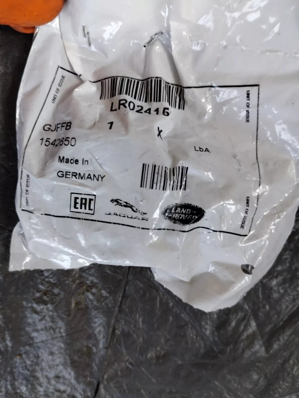 Genuine Jaguar, Land Rover, nut 2 Pcs Nr: LR024151