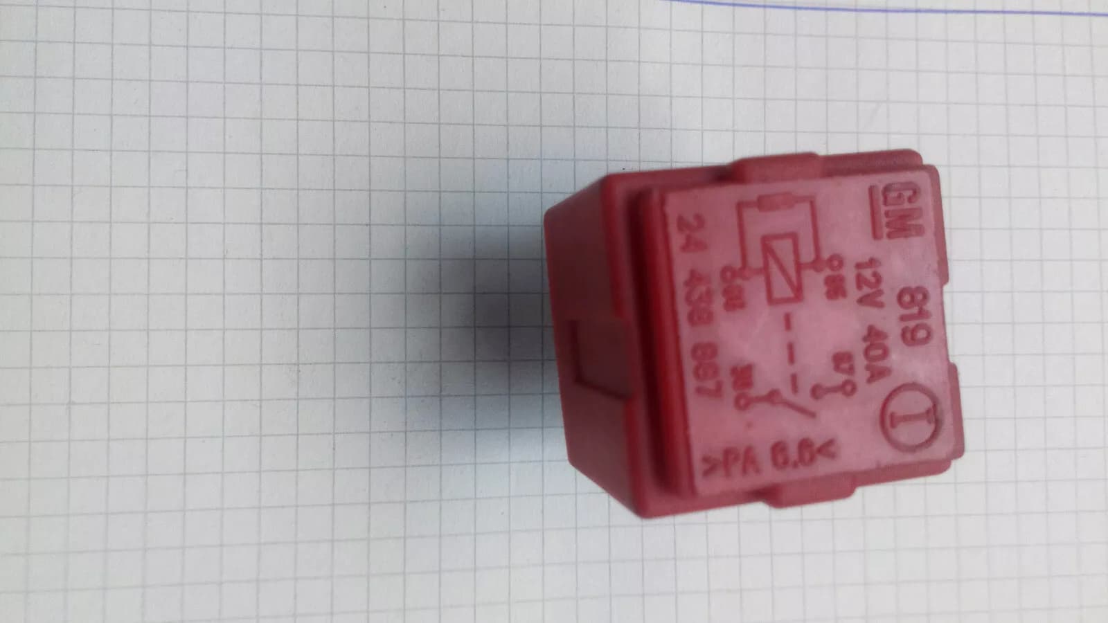 GM, Relay, Part No: 24438887